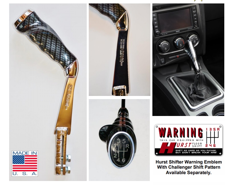 Mr Norm's Hurst Pistol Grip Shifter 08up Dodge Challenger 6 Spd Mr